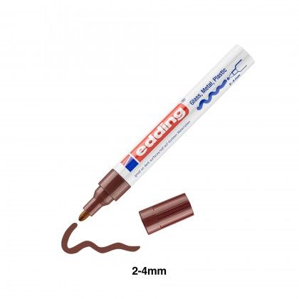 Marcador Tinta Opaca Edding 750 Castanho
