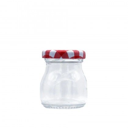 Frasco Vidro Multiusos Tampa Xadrez Redondo 50ml 4.8X5.8cm