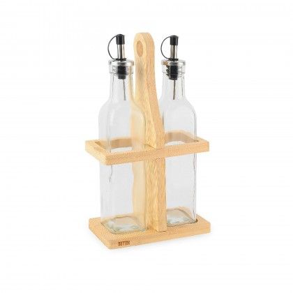 Galheteiro Base Bambu 500ml 15.5X7.5X31.5cm