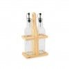Galheteiro Base Bambu 250ml 14.5X7X26cm