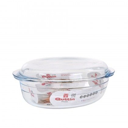 Ca�arola Vidro com Tampa Quttin 3+1.5L 32.8X19.7X13cm
