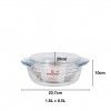 Caarola Vidro com Tampa Quttin 1.6+0.5L 23.7X20X10cm