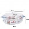 Caarola Vidro com Tampa Quttin 3+1L 33X20X13cm