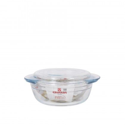 Caarola Vidro com Tampa Quttin 1.6+0.5L 23.7X20X10cm