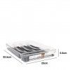 Organizador Talheres Tranparente 32.5X23cm
