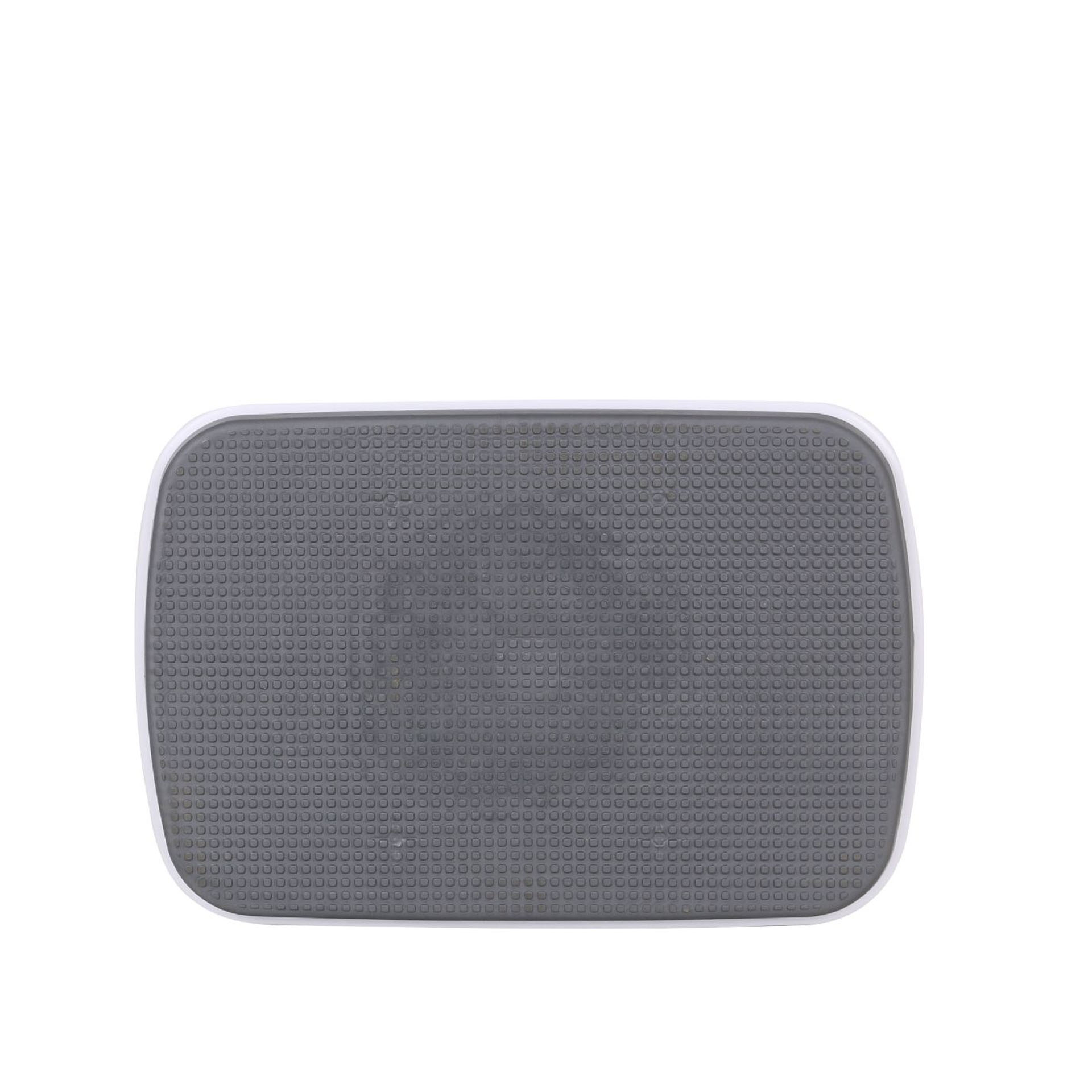 Banco Antiderrapante Branco 140kg 34X24X15.5cm