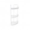 Estante Organizadora Canto 3 Prateleiras Branco 49X19.5X27cm
