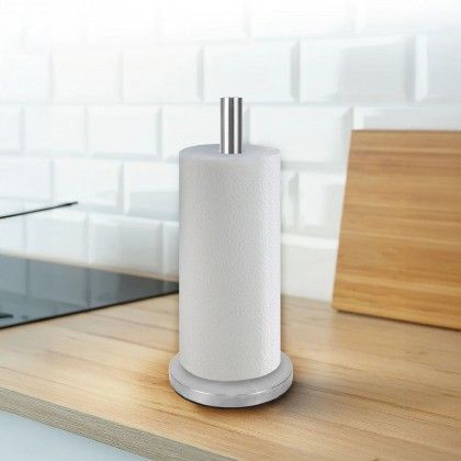 Porta Rolo Cozinha Inox Quttin 15X33cm