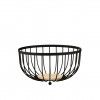 Fruteira Metal Preta 25X25X13cm Fruteira Metal Preta 25X25X13cm