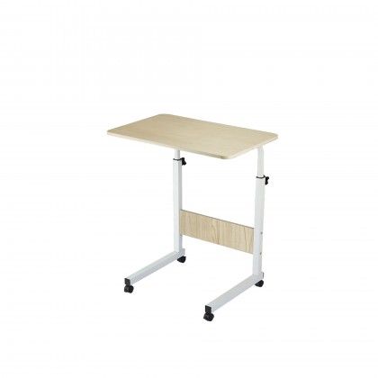 Mesa Apoio Madeira com Rodas 50X40X89cm