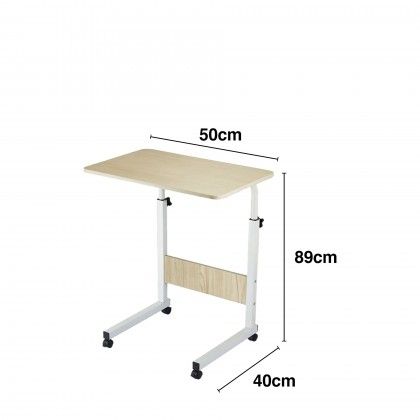Mesa Apoio Madeira com Rodas 50X40X89cm Mesa Apoio Madeira com Rodas 50X40X89cm