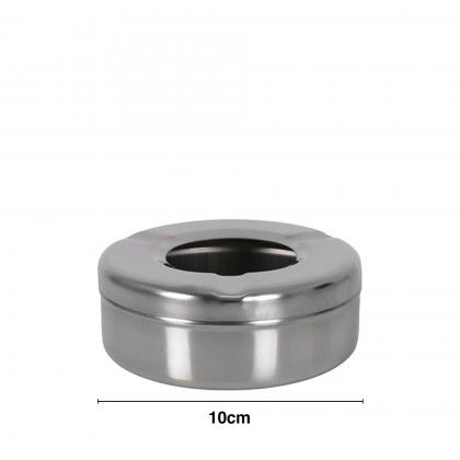 Cinzeiro de gua Inox Redondo 10cm