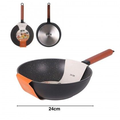 Wok Alum�nio Doha 24cm