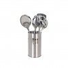 Suporte Inox com 4 Utenslios Cozinha 10X18cm