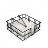 Suporte Guardanapos Metal 18X18X6.5cm