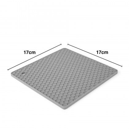 Base para Quentes Silicone Quadrado 17X17cm