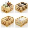 Cesto Arrumao Bambu 30/18/18cm Pack 3
