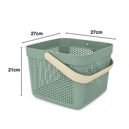 Cesto Multiusos Plstico 27X27X21cm