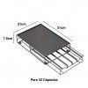 Suporte Metal 32 Cpsulas Caf 21X31X7.5cm