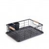 Escorredor Loia Metal Asas Madeira 43X32X14cm