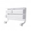 Dispensador Plstico Triplo Rolos Cozinha 37X8.5X25cm