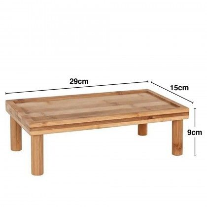 Suporte T�bua Bambu com P�s 29X15X9cm