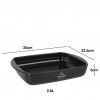 Assadeira Forno Borossilicato Retangular 2600ml 35X22.5X5cm