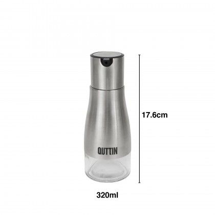 Galheteiro Vidro / Inox 320ml 17.6cm
