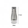Galheteiro Vidro / Inox 320ml 17.6cm