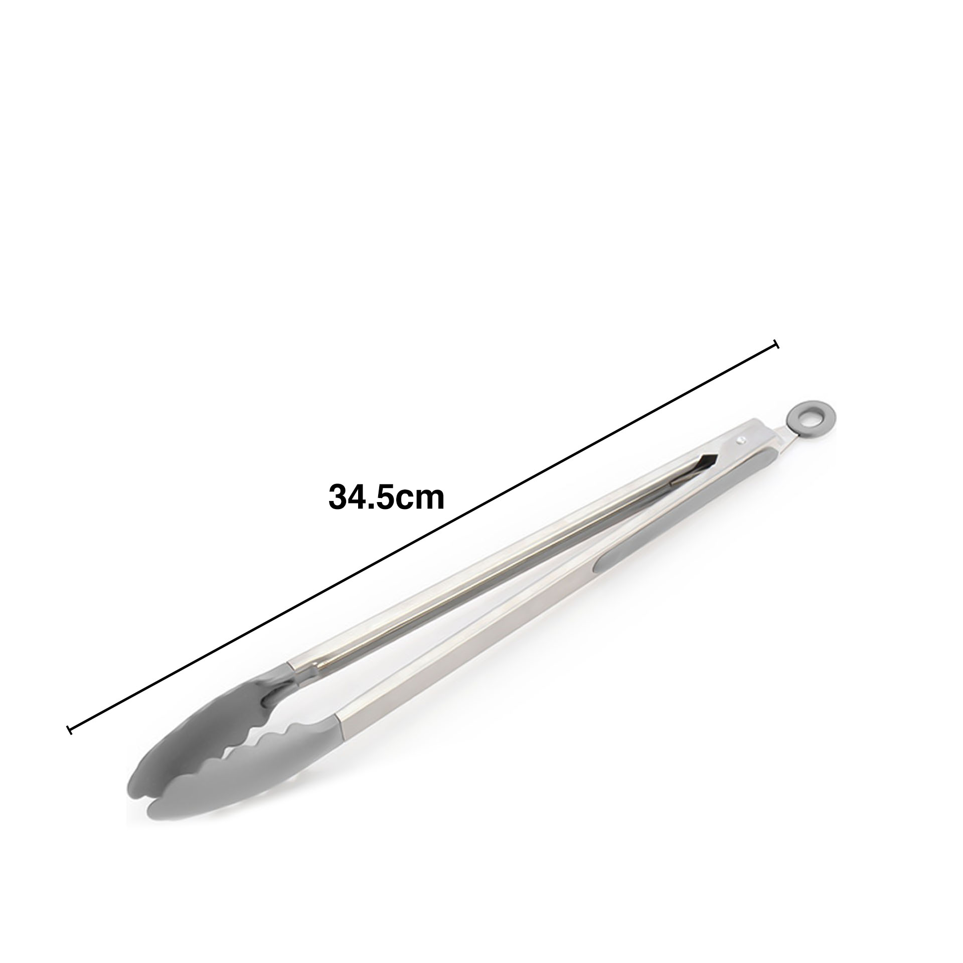 Pinça Cozinha Inox / Silicone 34.5cm