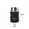 Termo Slidos Inox Redondo 500ml 9X15.5cm