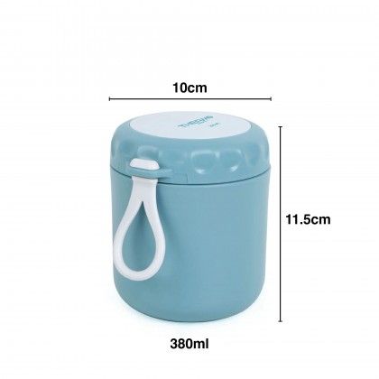 Termo Slidos Parede Dupla Redondo 380ml 10X11.5cm