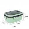 Caixa Hermtica 6 Divises 1200ml 21X14.6X8.6cm