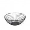 Fruteira Metal Redondo Preta 24.5X10cm