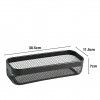 Cesto Organizador Metal Multiusos Mate 30.5X11.5X7cm Cesto Organizador Metal Multiusos Mate 30.5X11.5X7cm