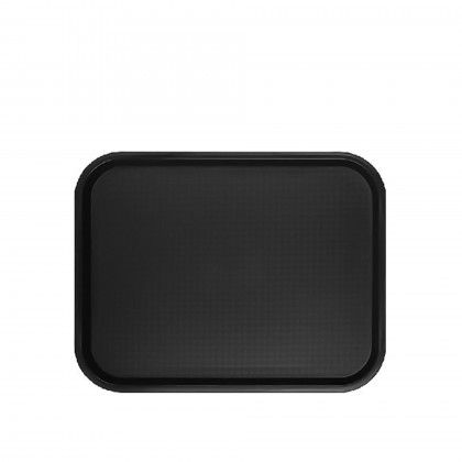 Bandeja Servio Antideslizante Preto 35X27cm