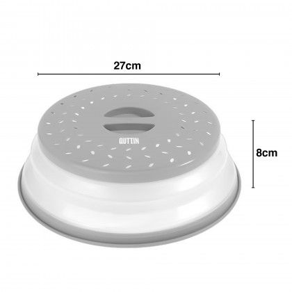 Tampa para Prato Microondas Dobr�vel Redondo 27X8cm