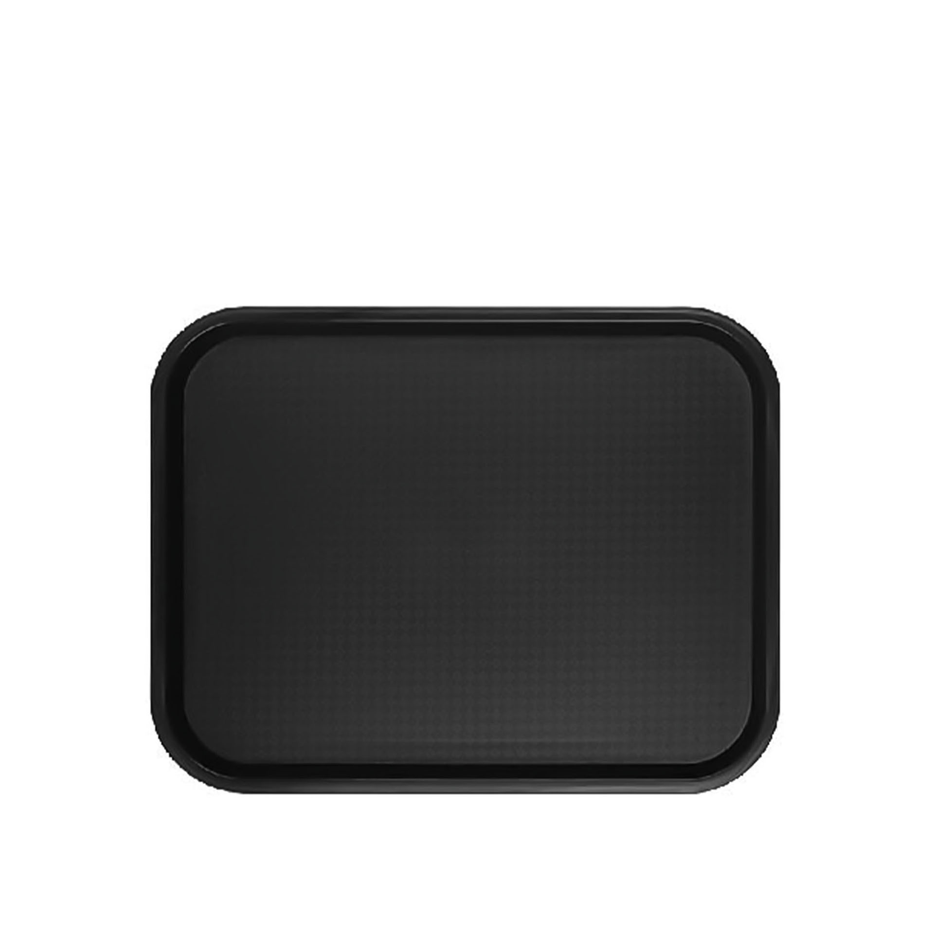 Bandeja Serviço Antideslizante Preto 35X27cm