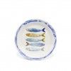 Prato Carto Peixe Redondo 23cm Pack 8