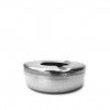 Cinzeiro Inox Redondo Cinzento 11X3cm
