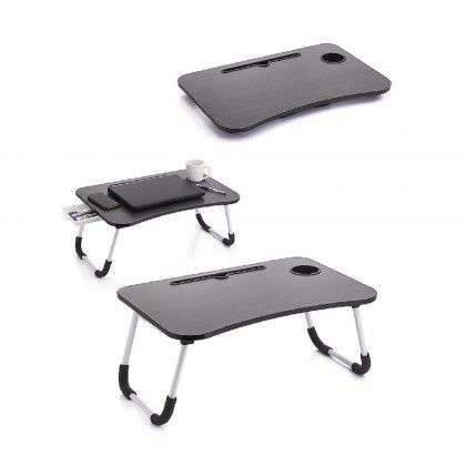 Mesa Apoio Dobr�vel Madeira / Metal 60X40X26cm