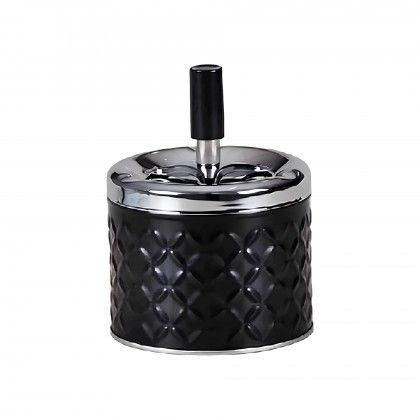 Cinzeiro Push Diamond Redondo 9.2X12cm