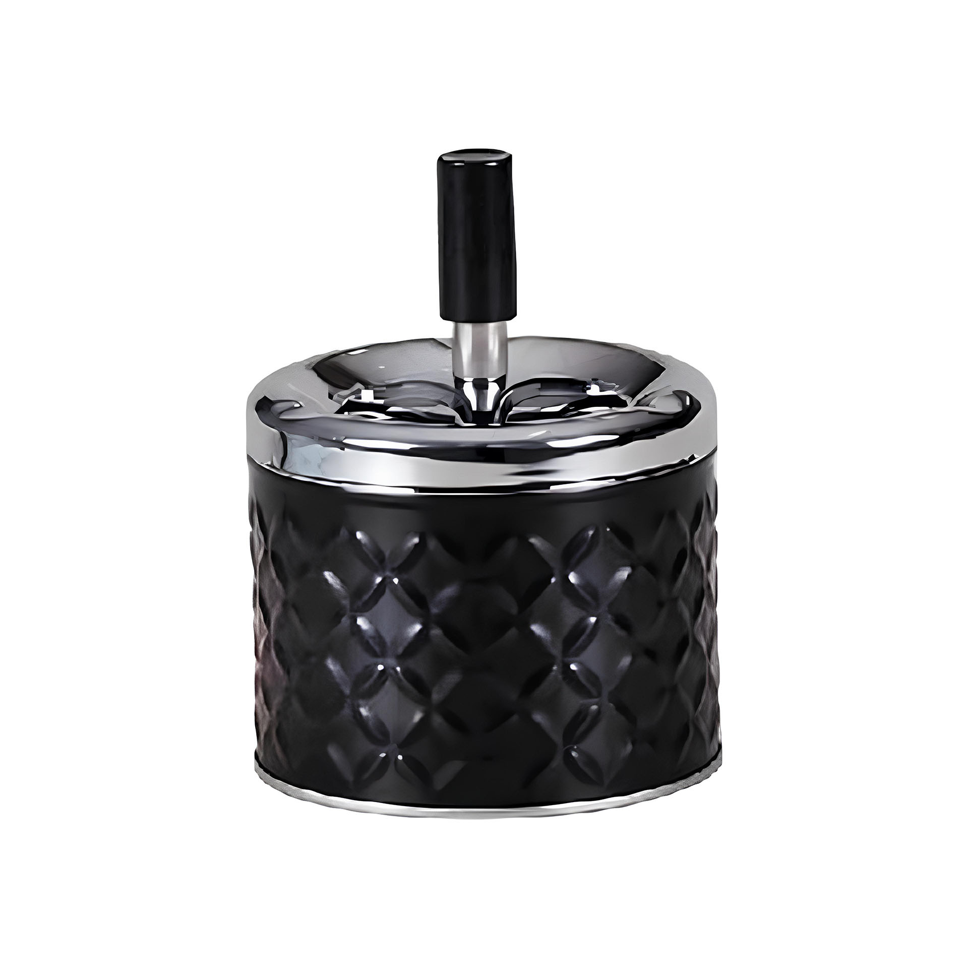 Cinzeiro Push Diamond Redondo 9.2X12cm