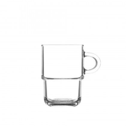 Caneca Vidro Cozy com Asa 350ml 10X8X11.5cm Pack 6 Caneca Vidro Cozy com Asa 350ml 10X8X11.5cm Pack 6