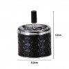 Cinzeiro Push Diamond Redondo 9.2X12cm