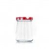 Frasco Vidro Multiusos Tampa Xadrez Redondo 80ml 5.3X7.2cm