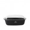Assadeira Forno Borossilicato com Tampa 4500ml 33X20X13cm