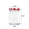Frasco Vidro Multiusos Tampa Xadrez Redondo 80ml 5.3X7.2cm