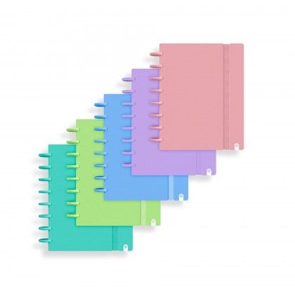 Caderno Ingeniox Pautado A5 Pastel Menta 80F 100gr