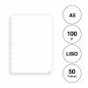 Recarga para Caderno Ingeniox A5 Liso 50F 100gr